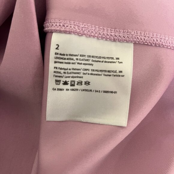 Lululemon | Perfectly Oversized Crop Crew Dahlia Mauve, size 2 - Picture 11 of 11